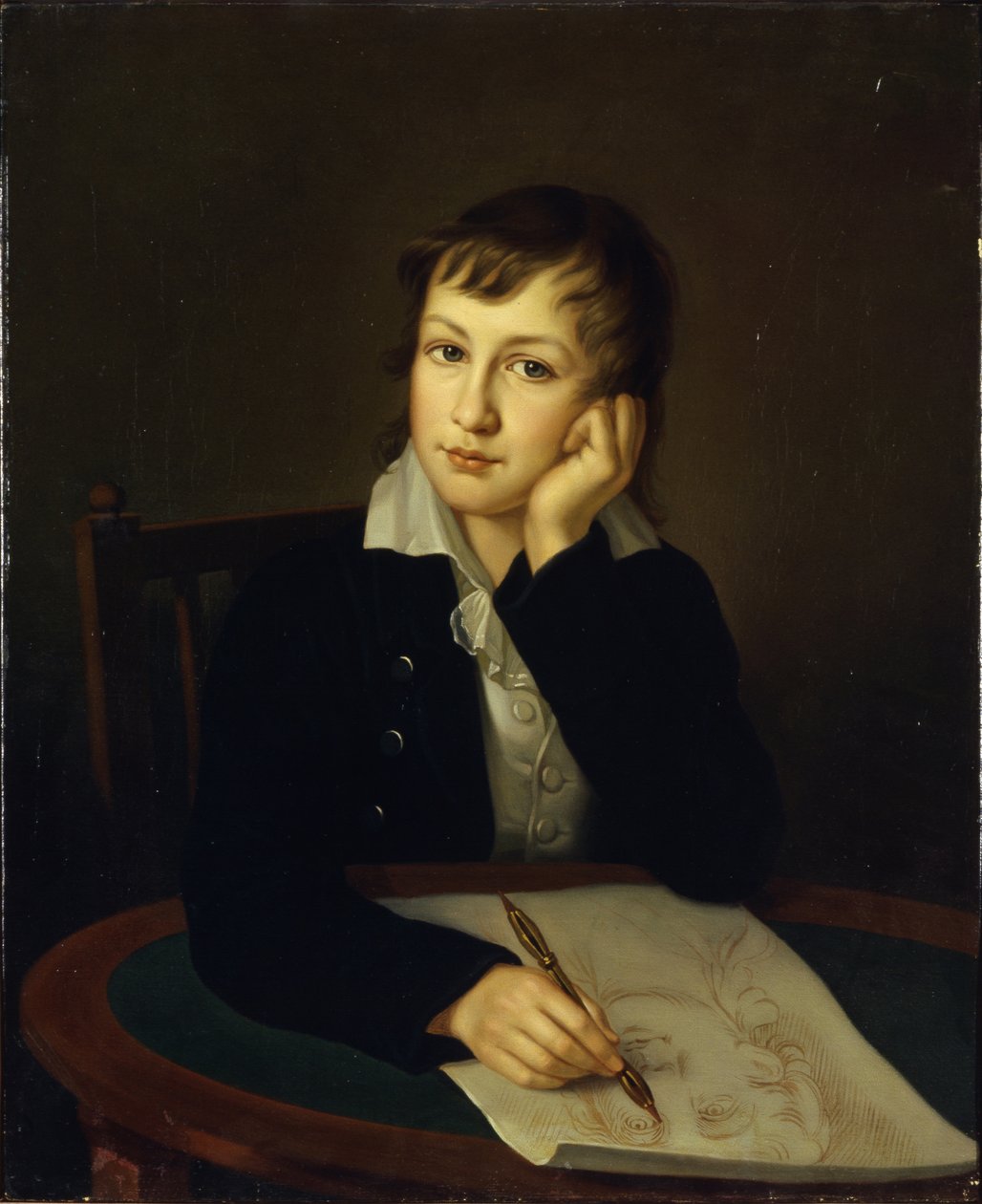 Portrét hraběte Alexandra Nikolajeviče Mordvinova 1799-1858 od Ivan Alexeevich Tyurin