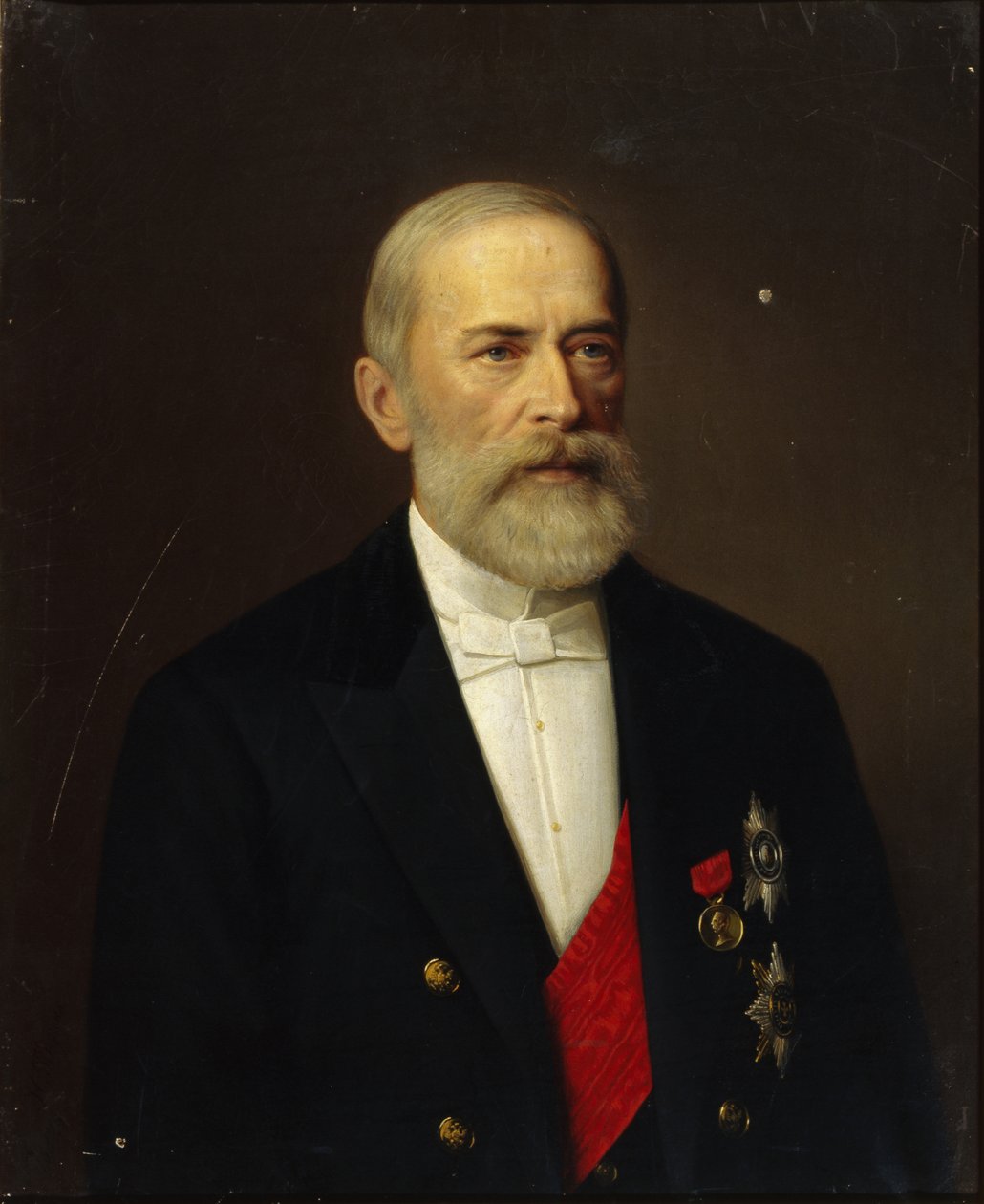 Portrét Nikolaje Khristianoviče Bunge 1823-1895, 1887 od Ivan Alexeevich Tyurin