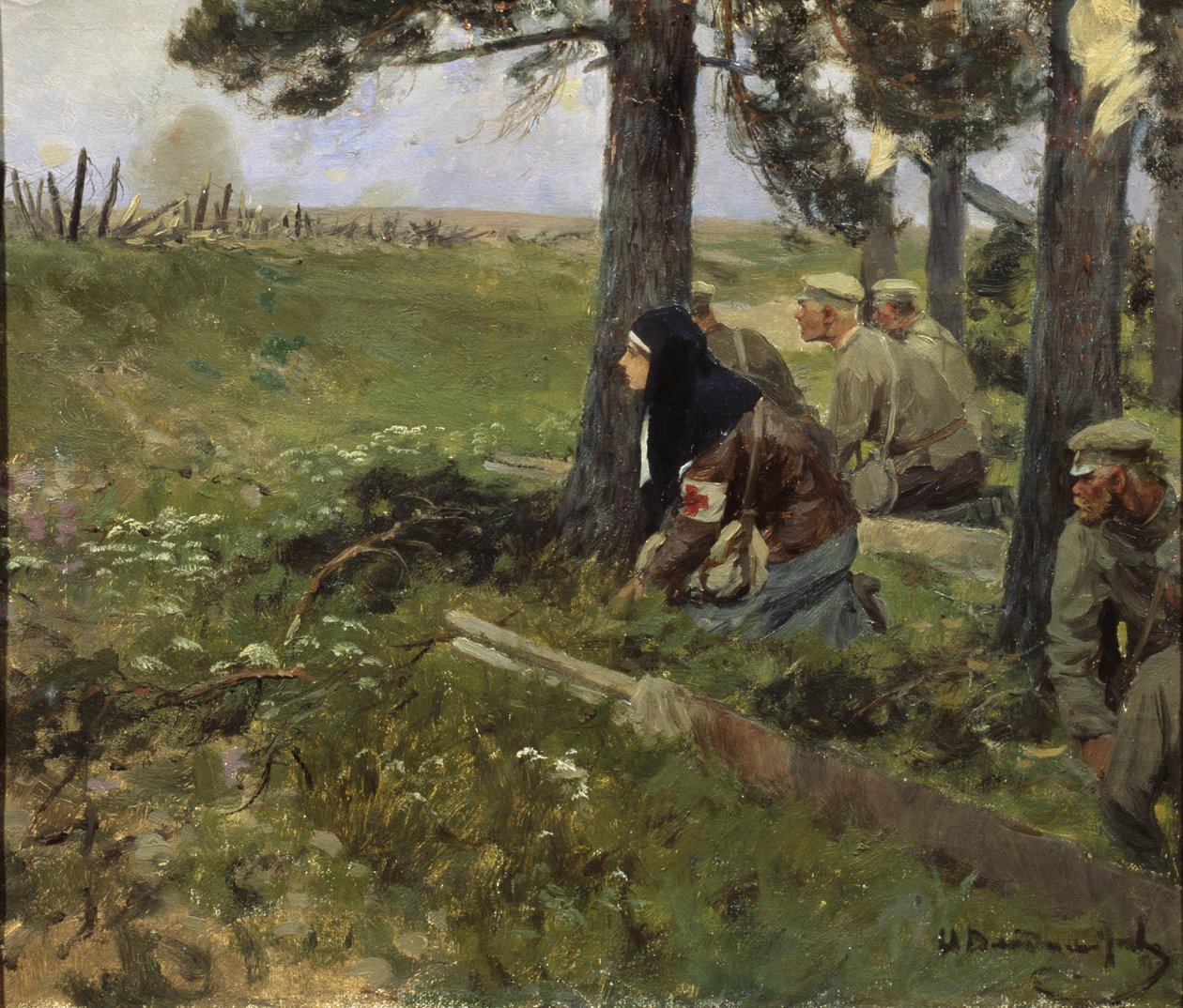 Zdravotní sestra, 1914-1917 od Ivan Alexeyevich Vladimirov