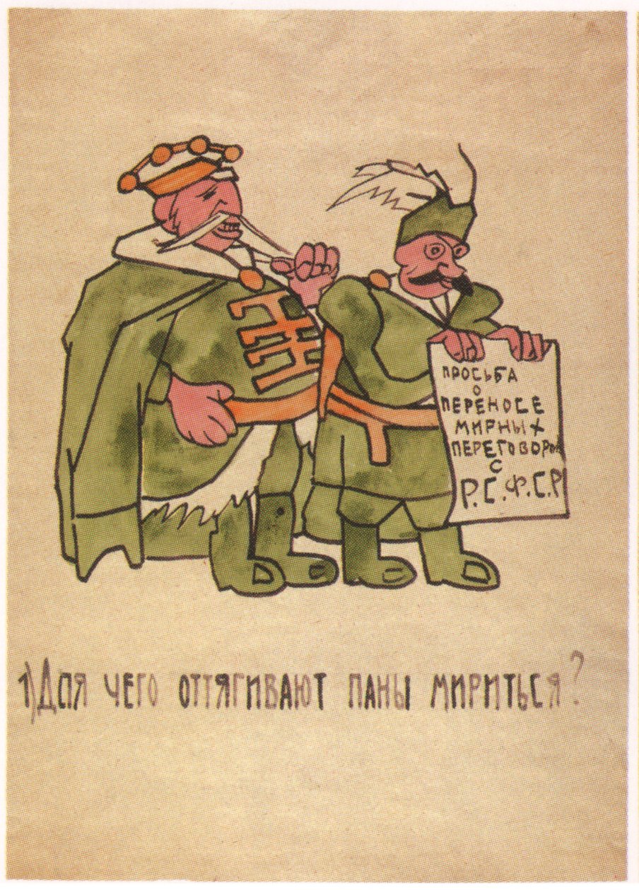 Proč se polská šlechta protahuje s mírovými rozhovory, 1920 od Ivan Andreevich Malyutin