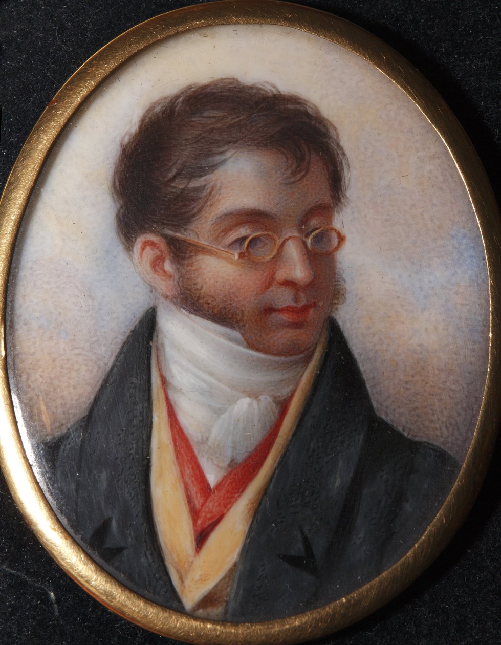 Portrét hraběte Karla Roberta Nesselrode (1780-1862) par Winberg, Ivan Andrejevič (?-1851). Akvarel, Kvaš na rohu, konec 20. let 19. století, Státní muzeum A.S. Puškin, Moskva od Ivan Andreyevich Winberg
