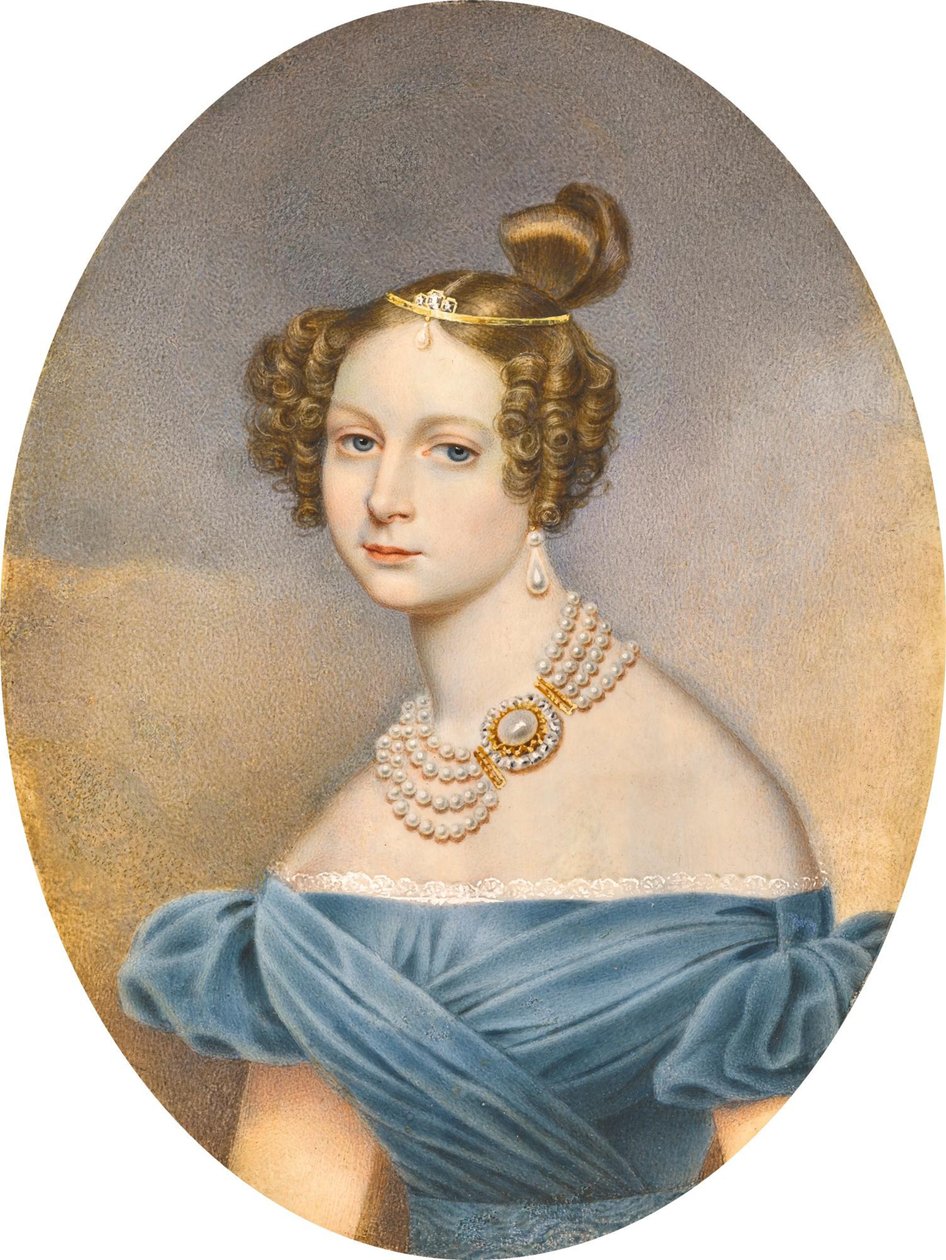 Princezna Friederike Charlotte Marie z Württemberska, velkovévodkyně Elena Pavlovna z Ruska. od Ivan Andreyevich Winberg