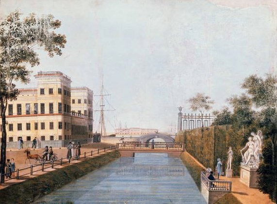 Pohled na Petrohrad, 1839 od Ivan Belonogov