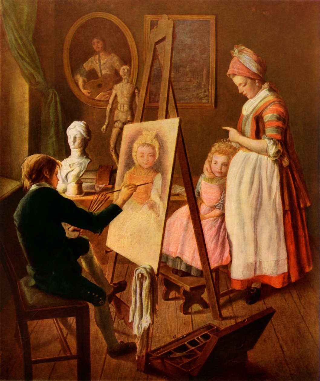 Mladý malíř, 60. léta 18. století, 1965. od Ivan Ivanovic Firsov