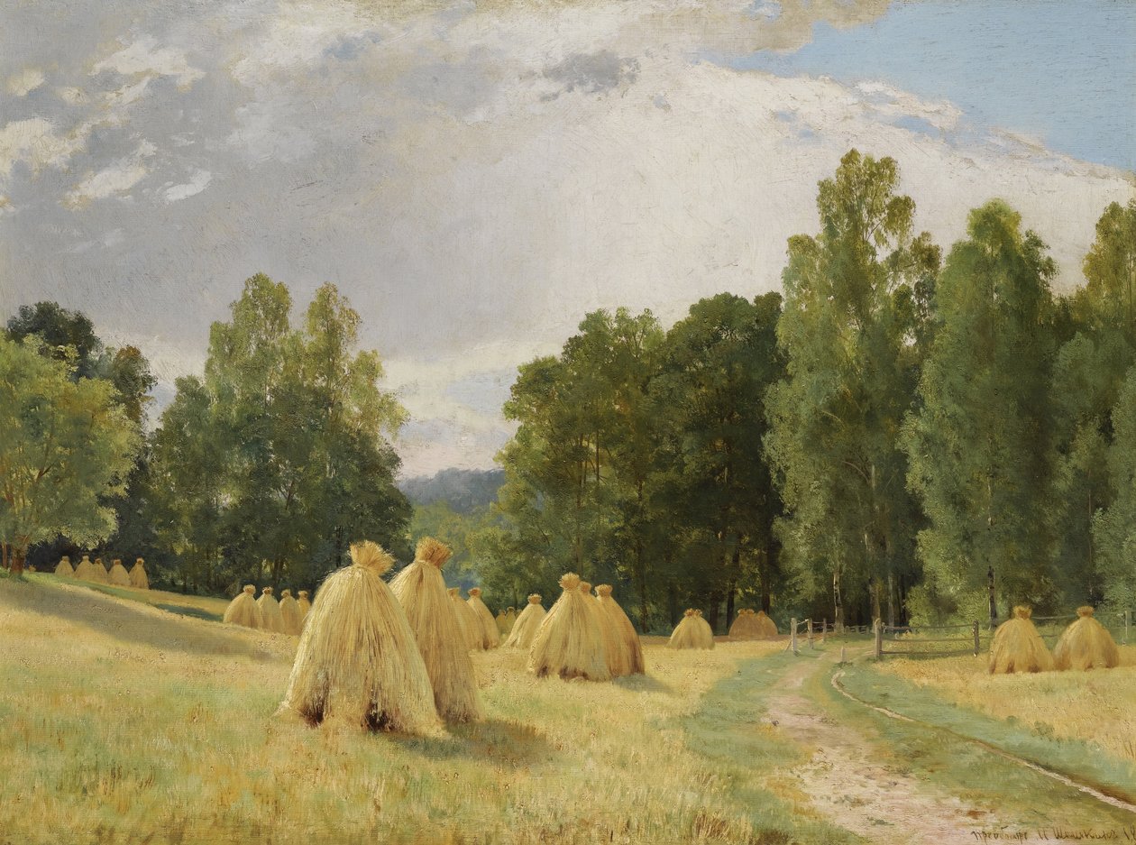 Naostachks, Preobraženskoe od Ivan Ivanovich Shishkin