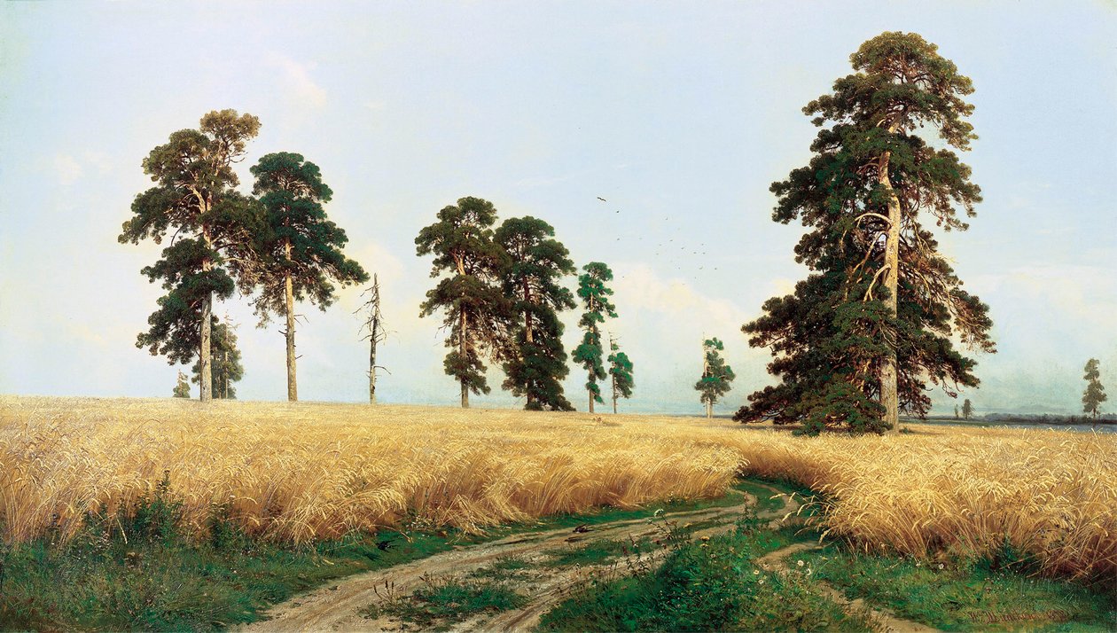 Žitné pole, 1878. od Ivan Ivanovich Shishkin