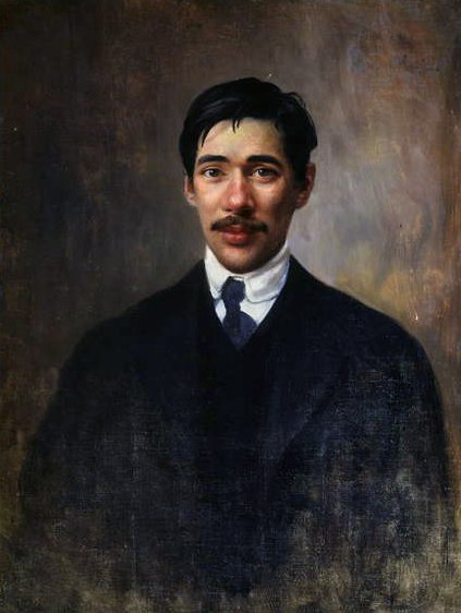 Portrét Korney Chukowsky, kolem roku 1909 od Ivan Kirillovich Parkhomenko