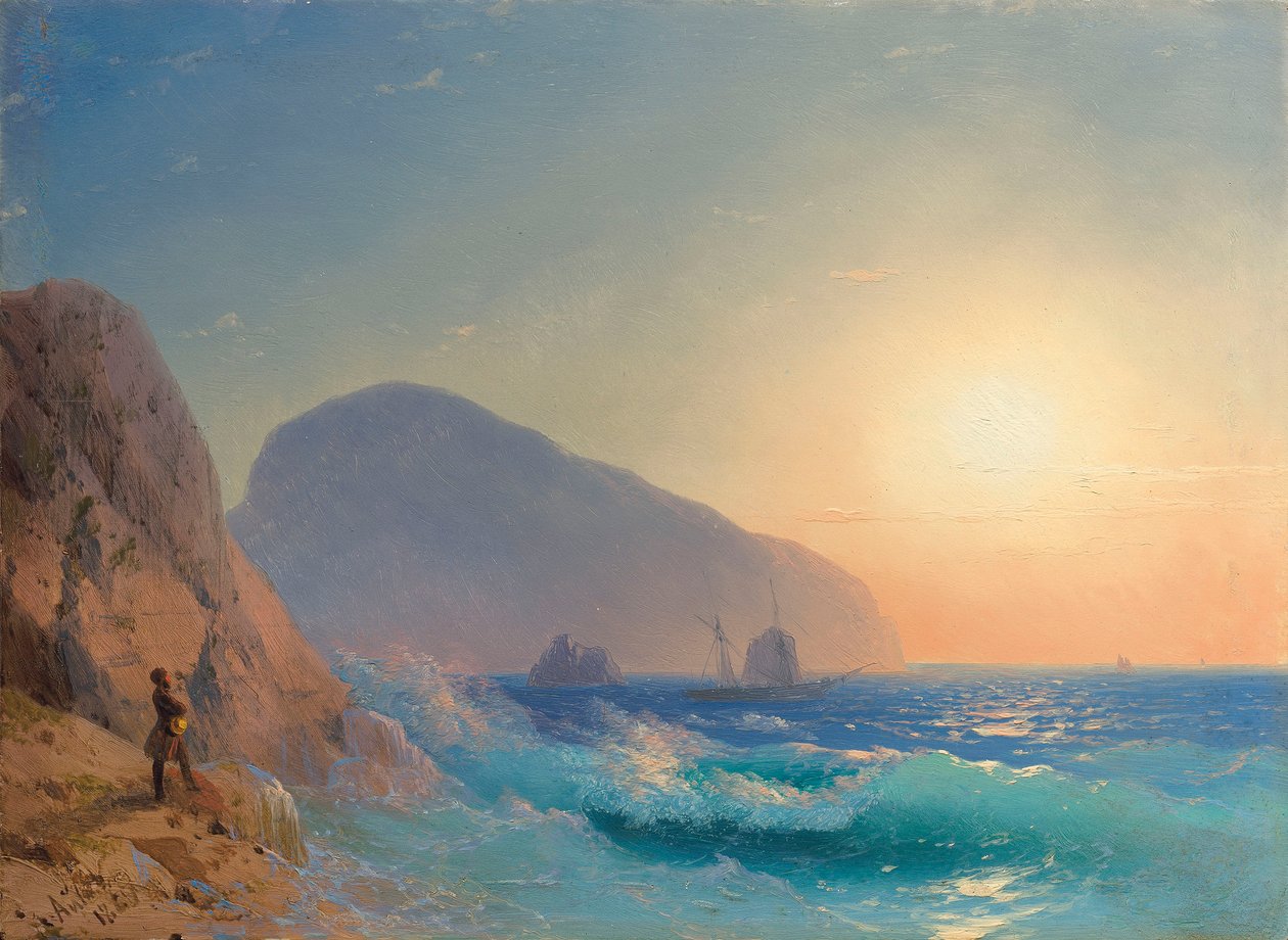 Alexandr Puškin na Krymu. od Ivan Konstantinovich Aivazovsky