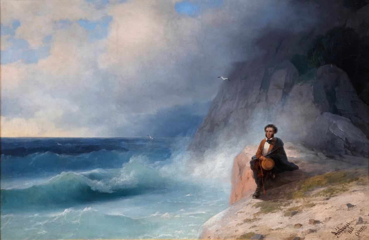 Alexander Puškin u Černého moře, 1868. od Ivan Konstantinovich Aivazovsky