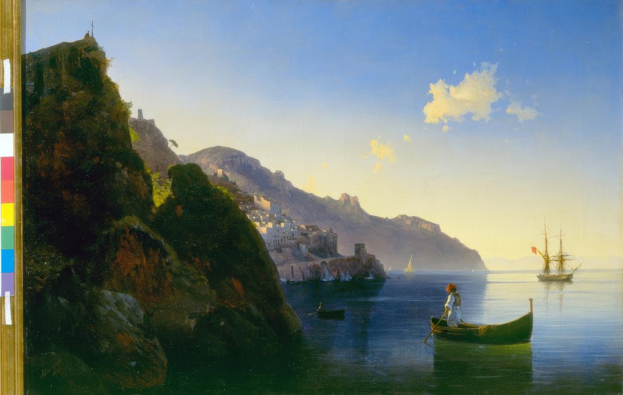 Pobřeží Amalfi od Ivan Konstantinovich Aivazovsky