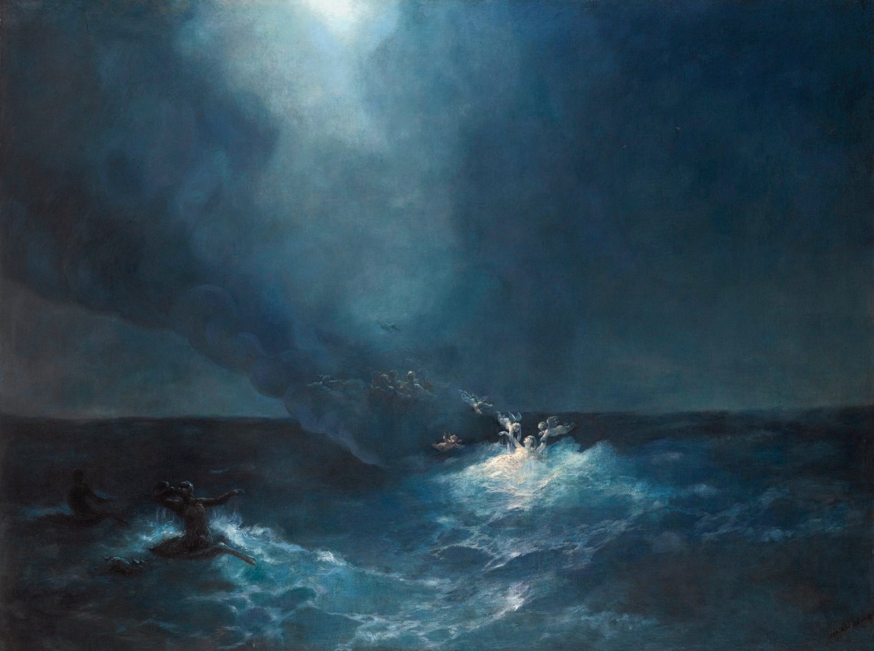 ""Narození Afrodity"" (Narození Afrodity) Malba Ivana Aivazovského (Aivazovského) (1817-1900) od Ivan Konstantinovich Aivazovsky