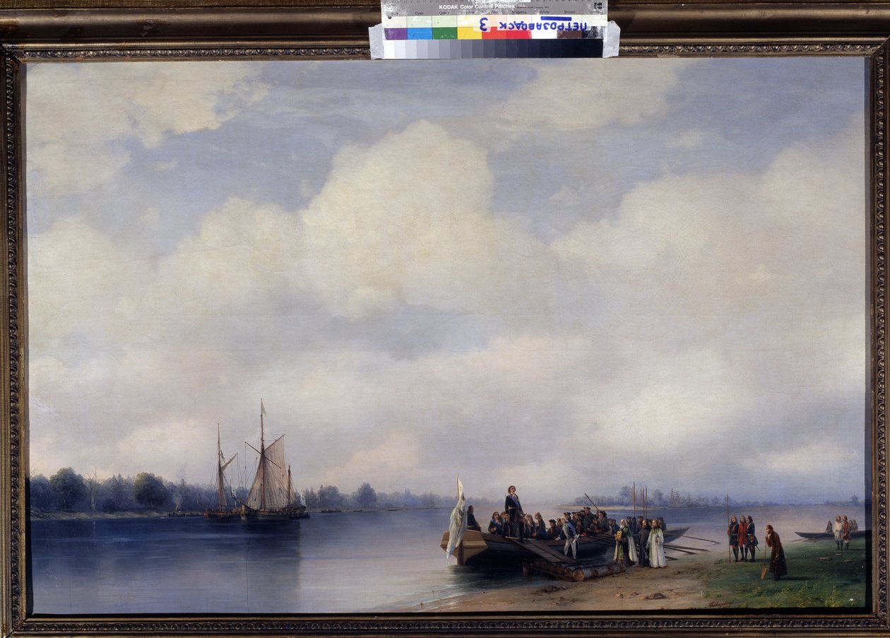 Příchod Petra Velikého (nebo Petra I. Ruska od Ivan Konstantinovich Aivazovsky
