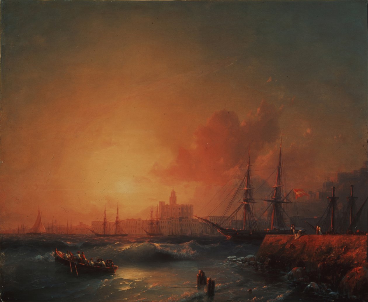 Malaga, 1854 od Ivan Konstantinovich Aivazovsky