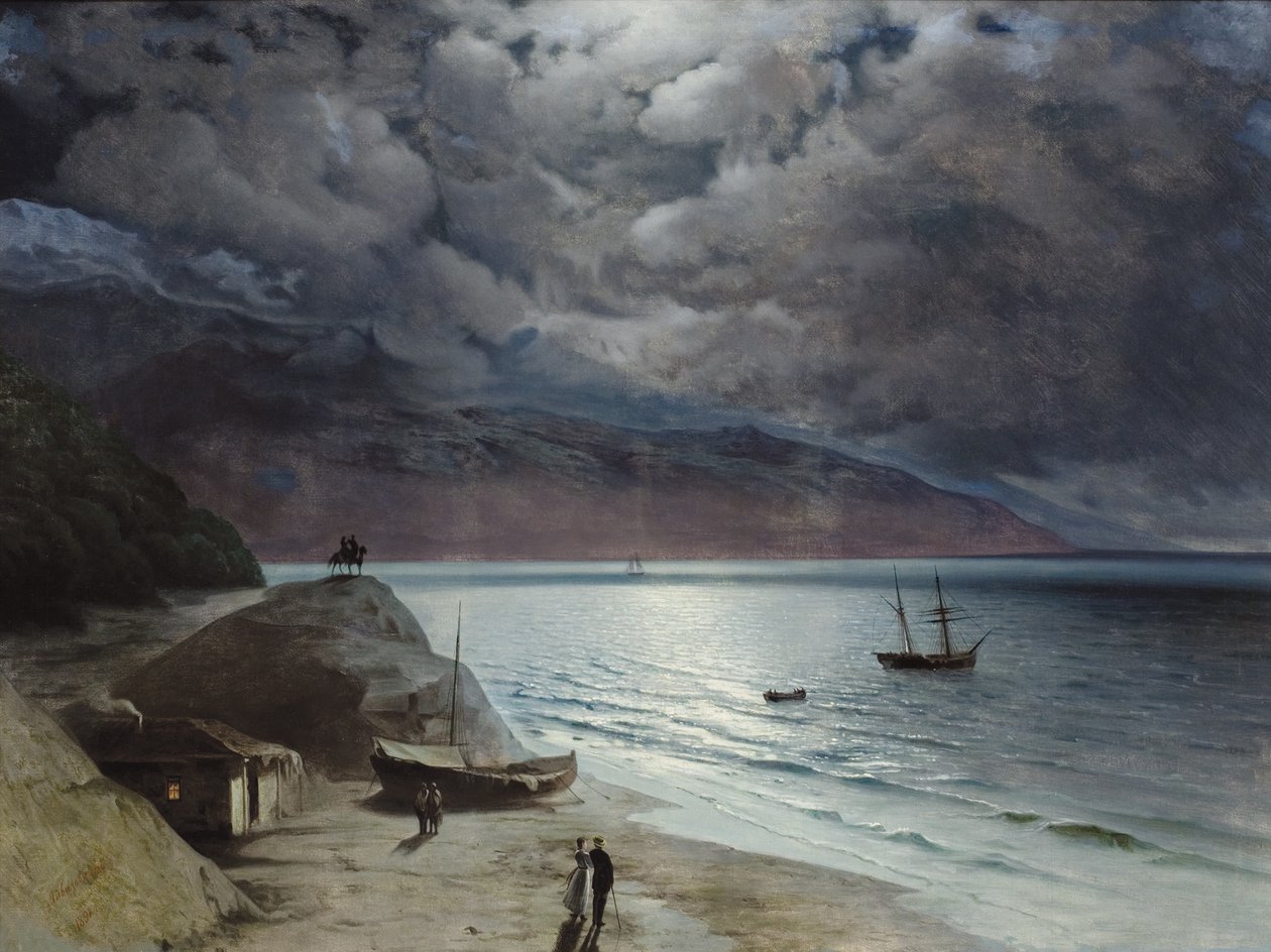 Noc v Gurzufu, 1891 od Ivan Konstantinovich Aivazovsky