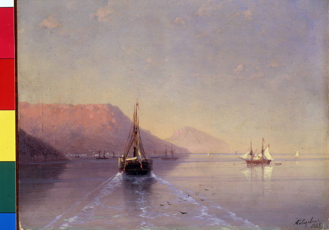 Jauietude (Tsalm). Peinture od Ivana Konstantinoviče Aivazovského (Ivan Konstantinovič Aivazovskij od Ivan Konstantinovich Aivazovsky