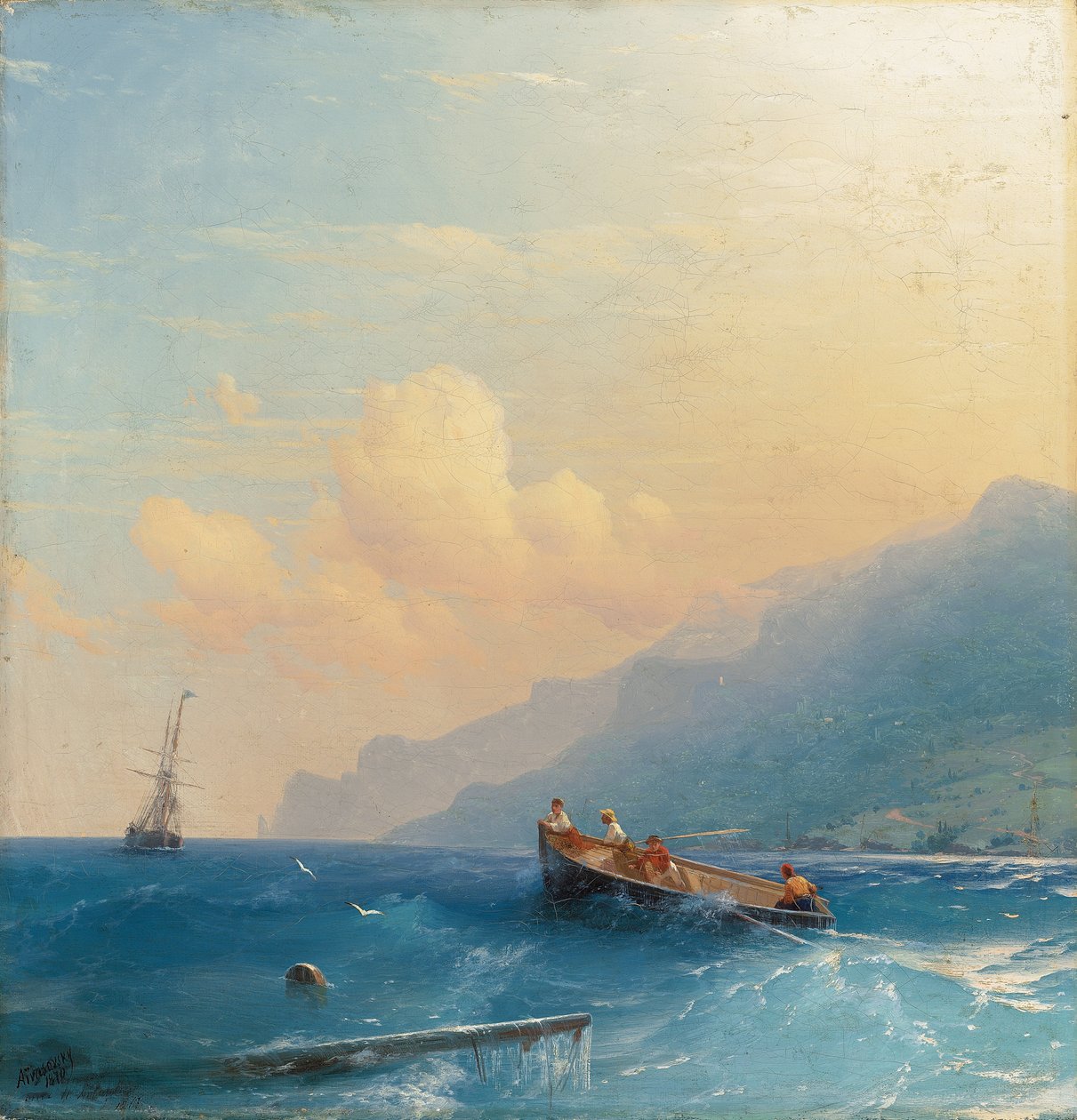 Hledání přeživších, 1863 od Ivan Konstantinovich Aivazovsky