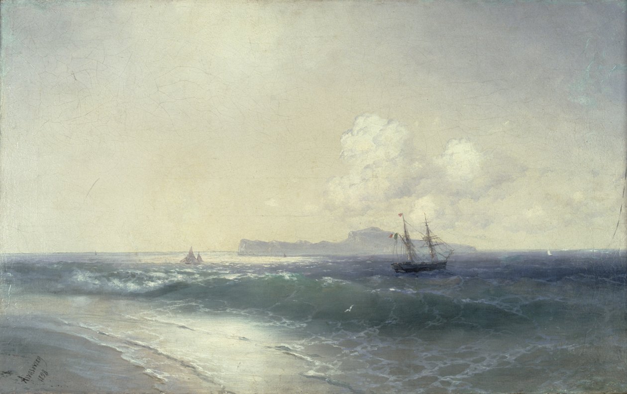 Přístav Tallinn, 1898 od Ivan Konstantinovich Aivazovsky