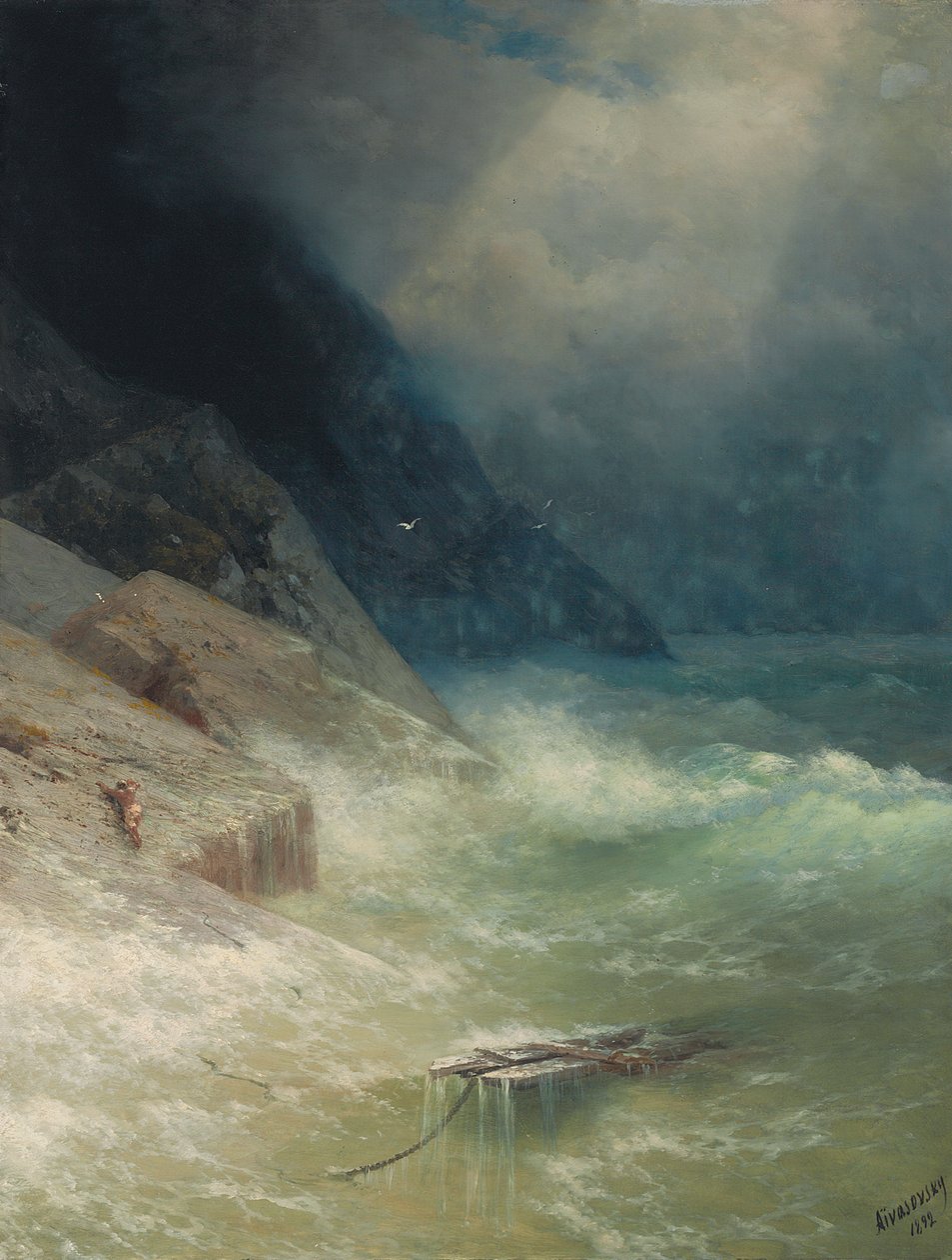 The Survivor, 1892 od Ivan Konstantinovich Aivazovsky