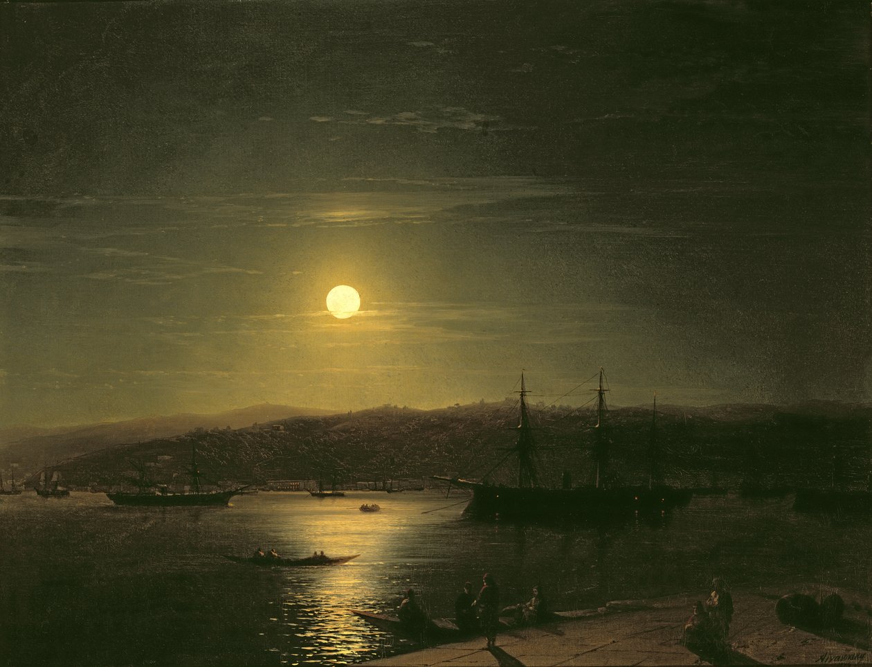 Pohled na Konstantinopol od Ivan Konstantinovich Aivazovsky