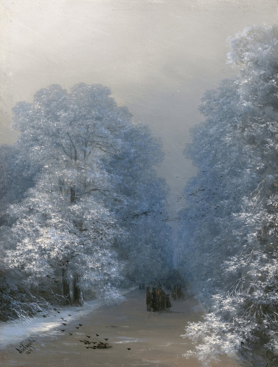 Zimní krajina, 1876 od Ivan Konstantinovich Aivazovsky
