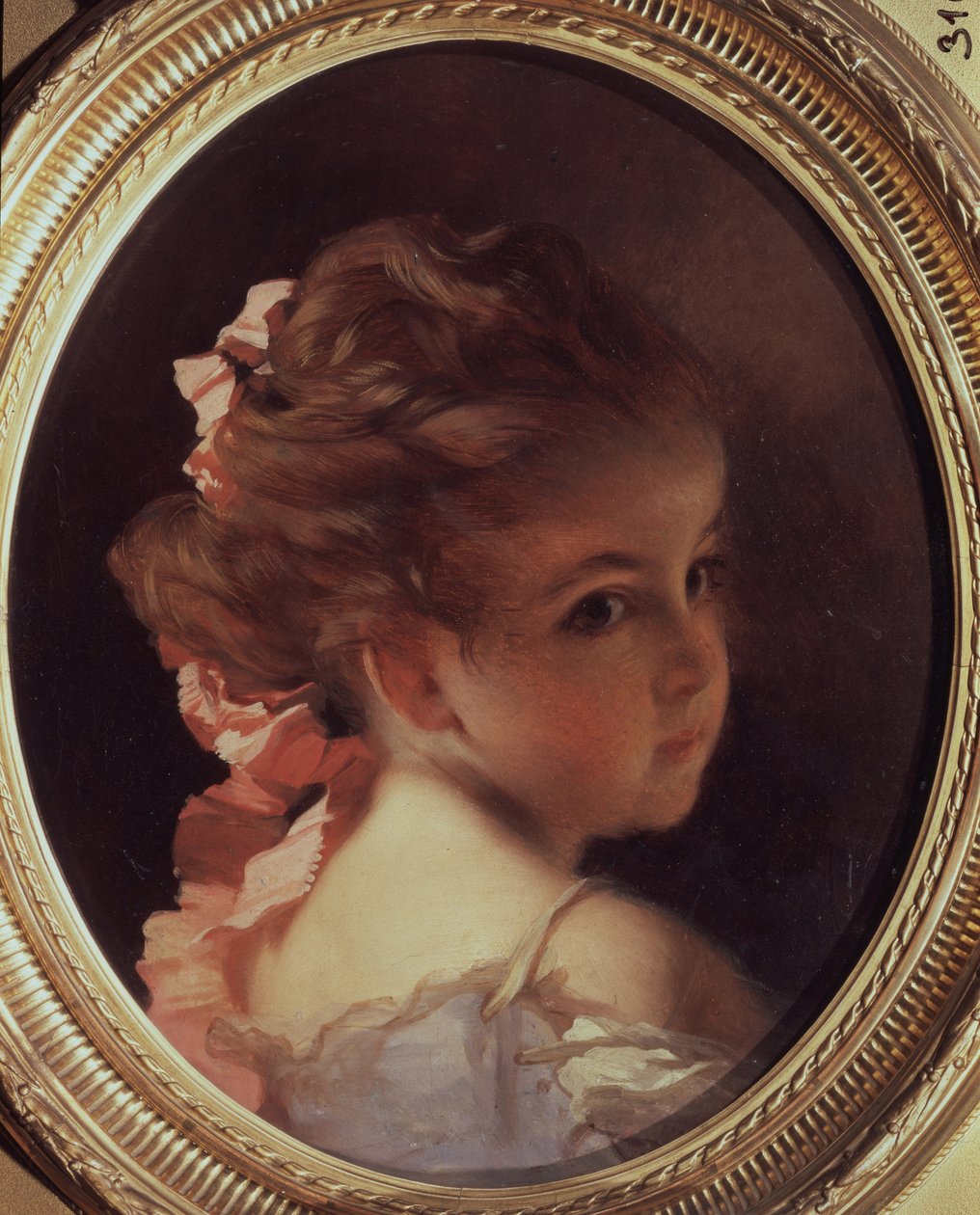 Dívčí hlava, 1850-1860 od Ivan Kosmich Makarov