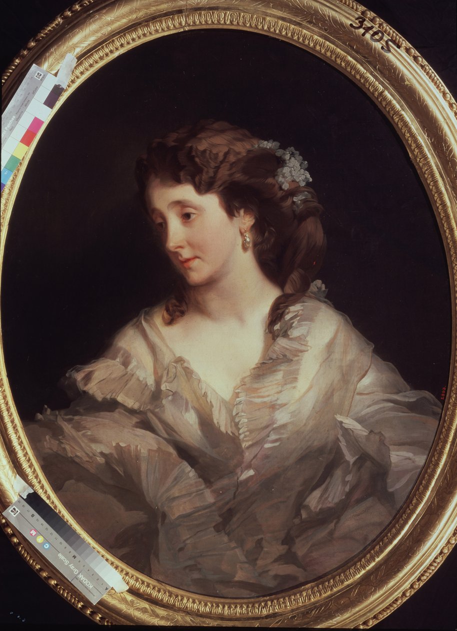 Portrét Alexandry Chelischeva, 1860-1870 od Ivan Kosmich Makarov