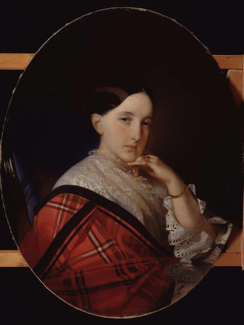 Portrét velkovévodkyně Marie Alexandrovny 1824-1880, budoucí císařovny Ruska od Ivan Kosmich Makarov