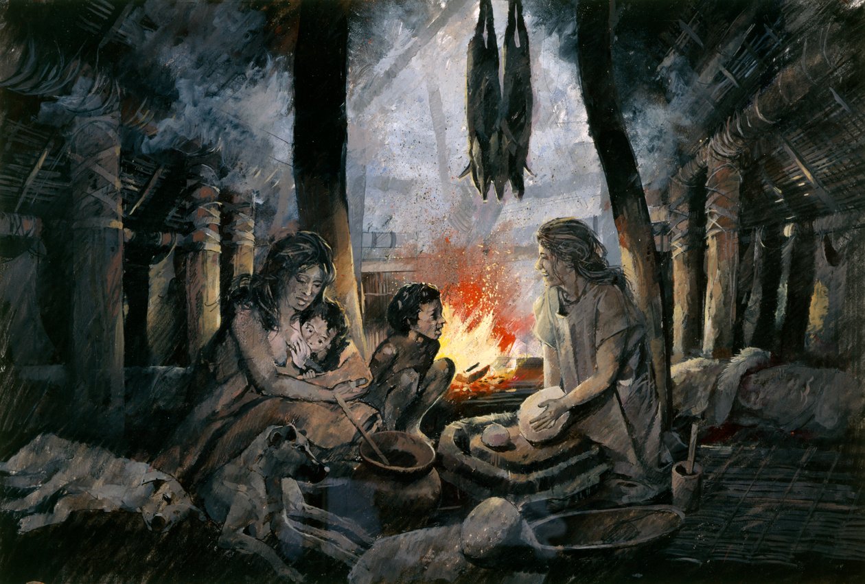 Grimspound, doba bronzová, c1990-2010 od Ivan Lapper