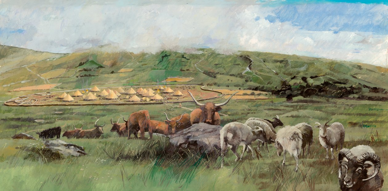 Grimspound, doba bronzová, c1990-2010 od Ivan Lapper