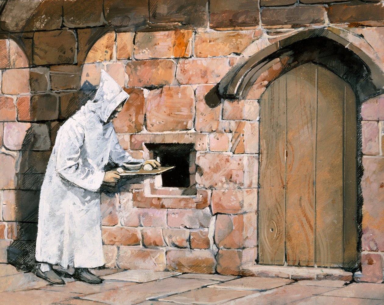 Mnich, převorství Mount Grace, c14. století, c1990-2010 od Ivan Lapper
