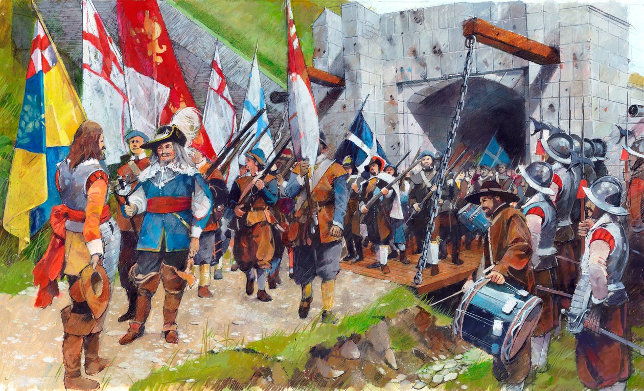 Hrad Pendennis, Cornwall. 17. srpna 1646, c1990-2010 od Ivan Lapper