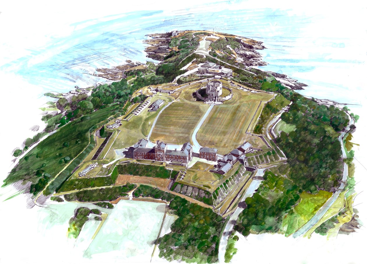 Hrad Pendennis, c2010 od Ivan Lapper