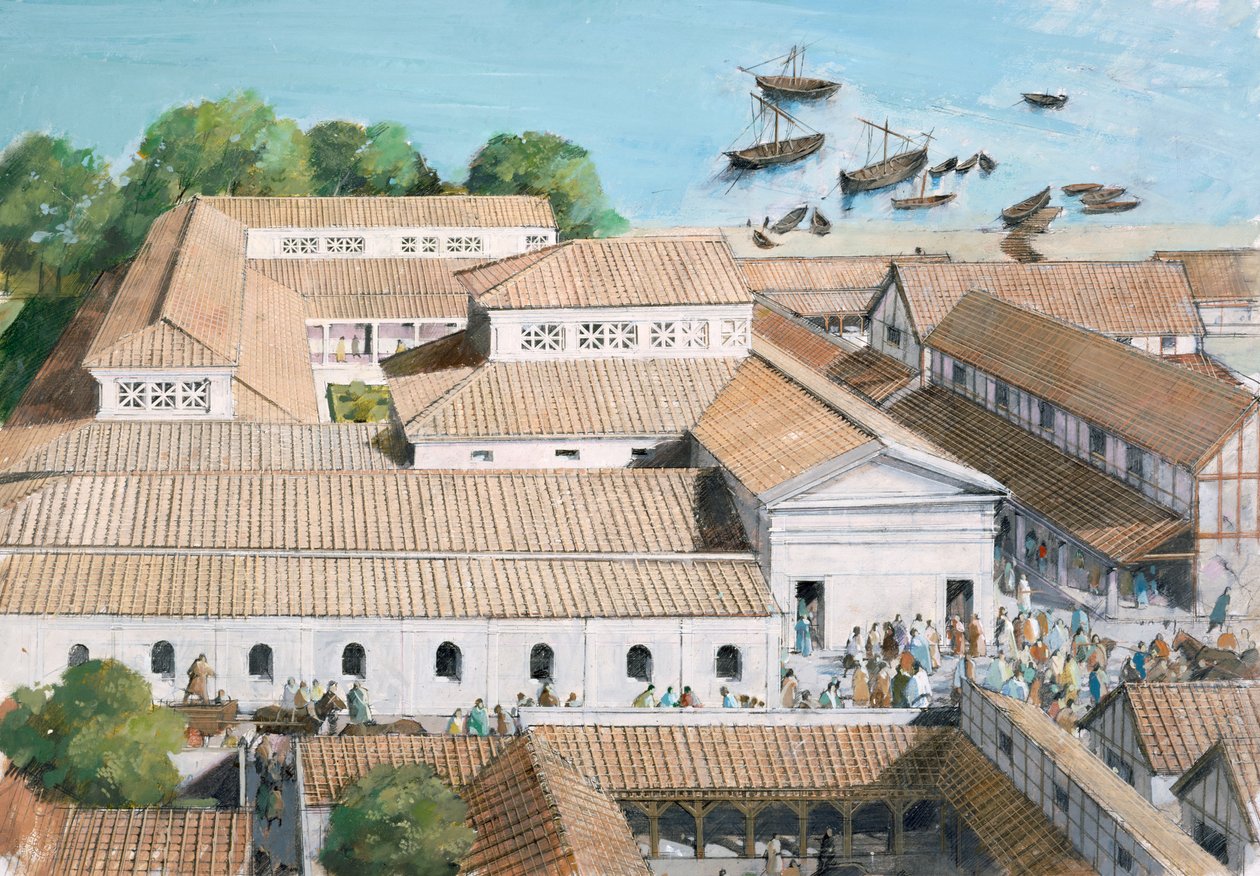 Římská pevnost Richborough, 3. století. 1990-2010 od Ivan Lapper