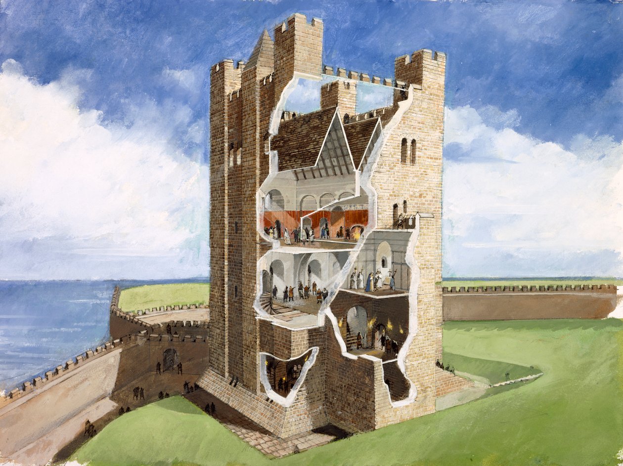 Hrad Scarborough, 14. století, 1990-2010 od Ivan Lapper