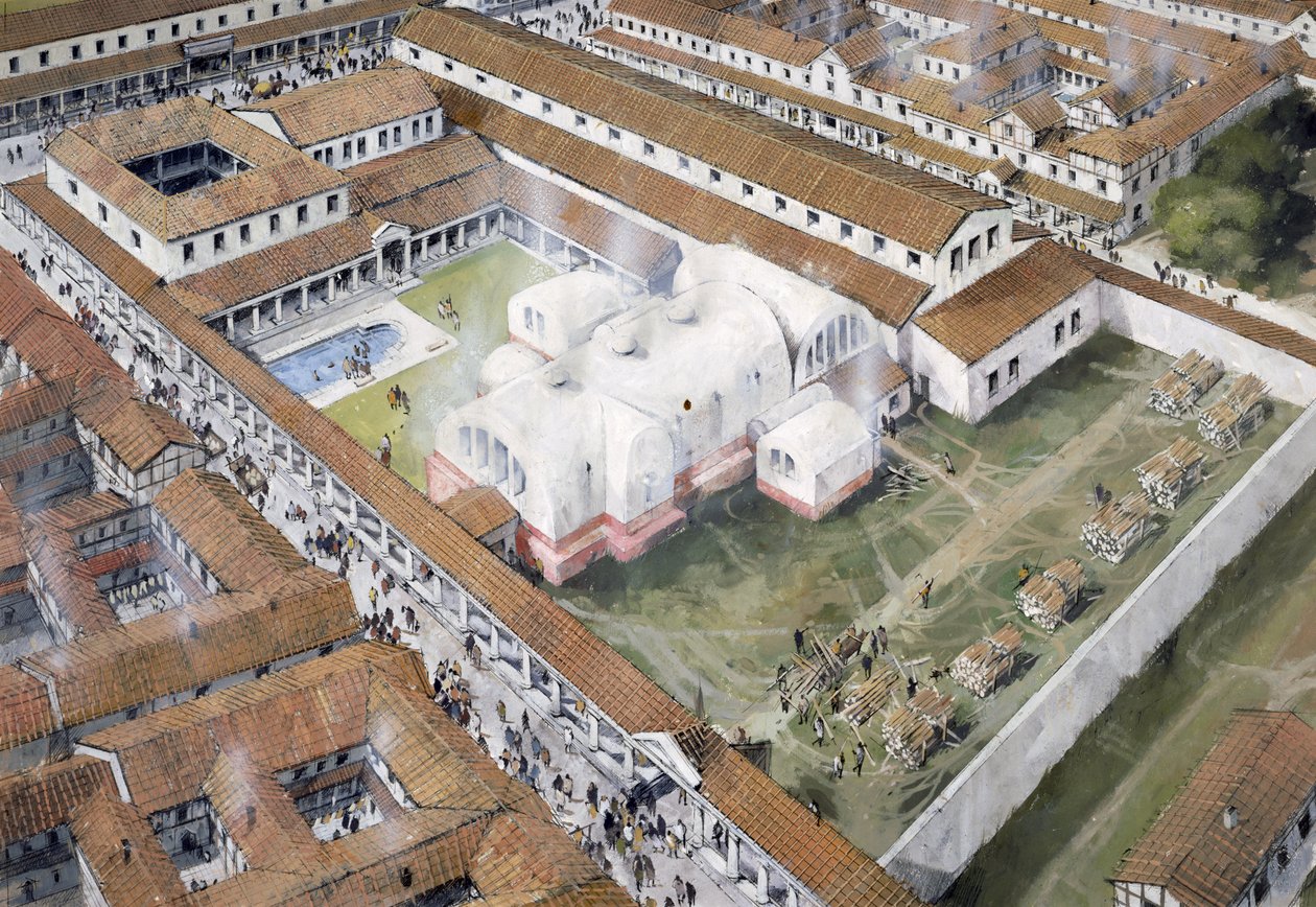 Římské město Wroxeter od Ivan Lapper