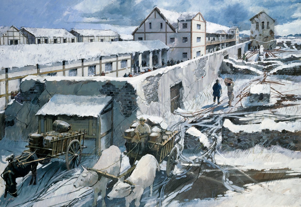 Wroxeter Roman City, c2. století, c1990-2010 od Ivan Lapper
