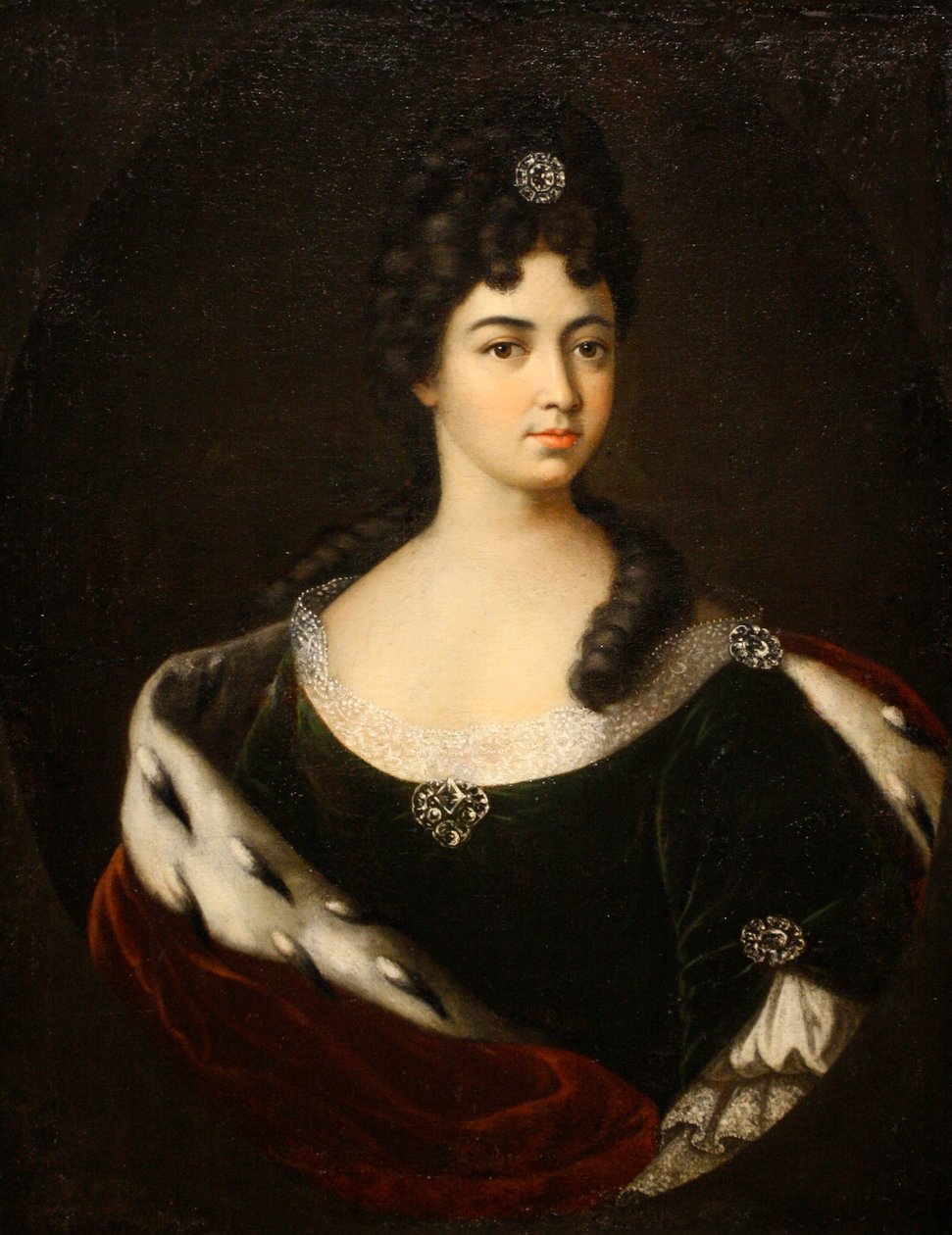 Portrét hraběnky Smaragdy Maria Cantemir, konec 1710-začátek 1720. od Ivan Nikitich Nikitin