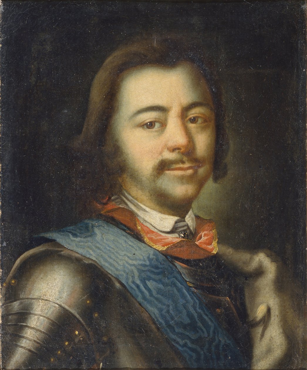 Portrét císaře Petra I. Velikého 1672-1725, počátek 18. století. od Ivan Nikitich Nikitin