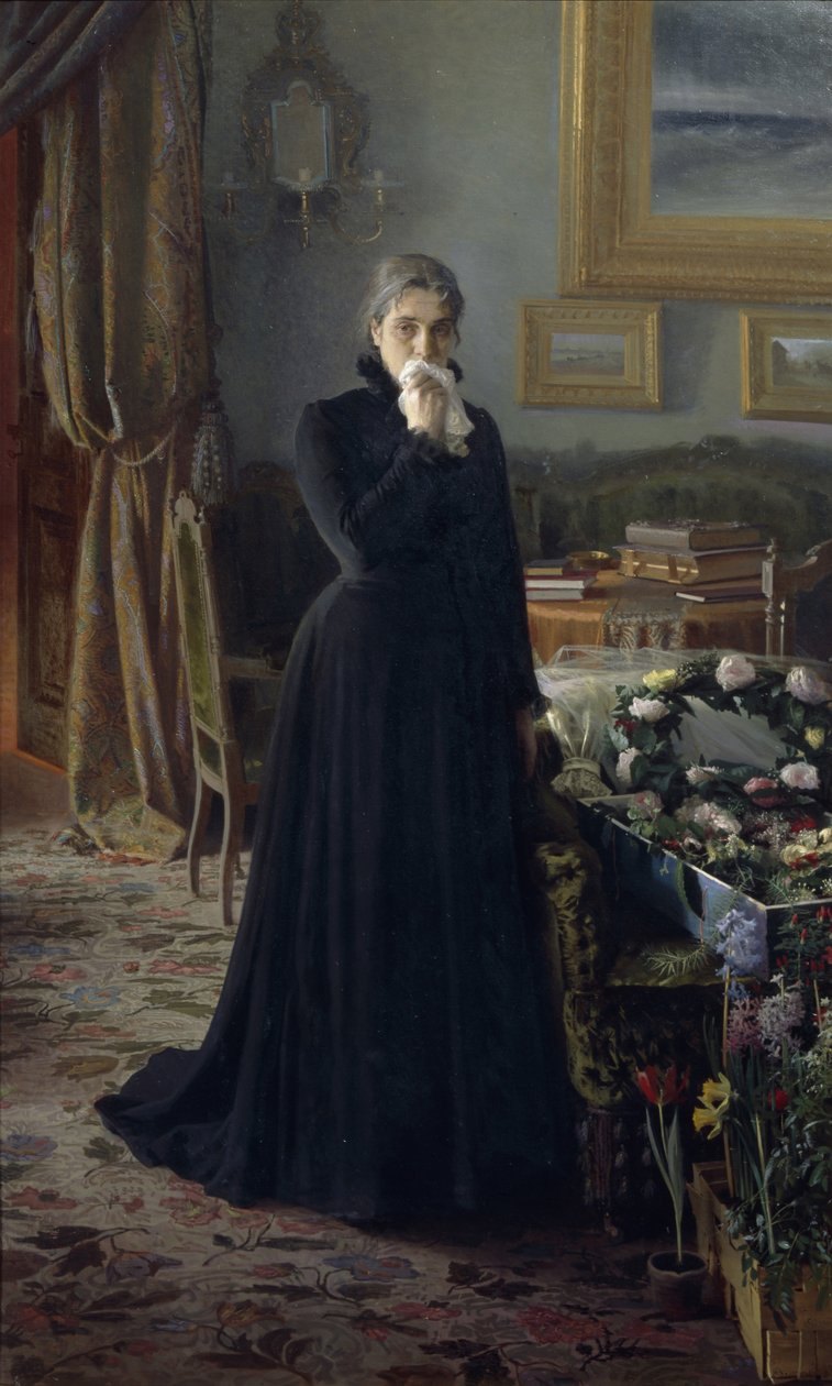 Neutěšitelný smutek, 1884 od Ivan Nikolaevich Kramskoy