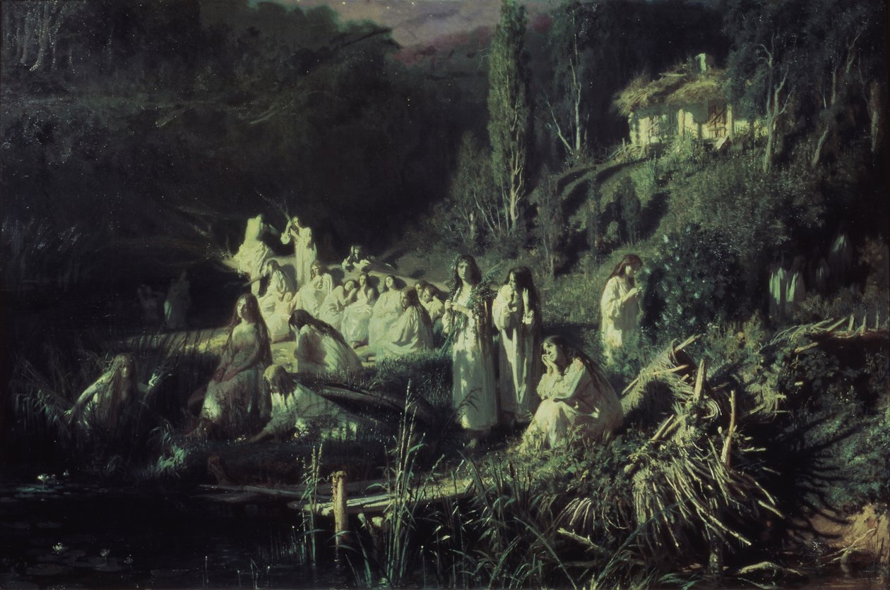 Mořské panny, 1871 od Ivan Nikolaevich Kramskoy