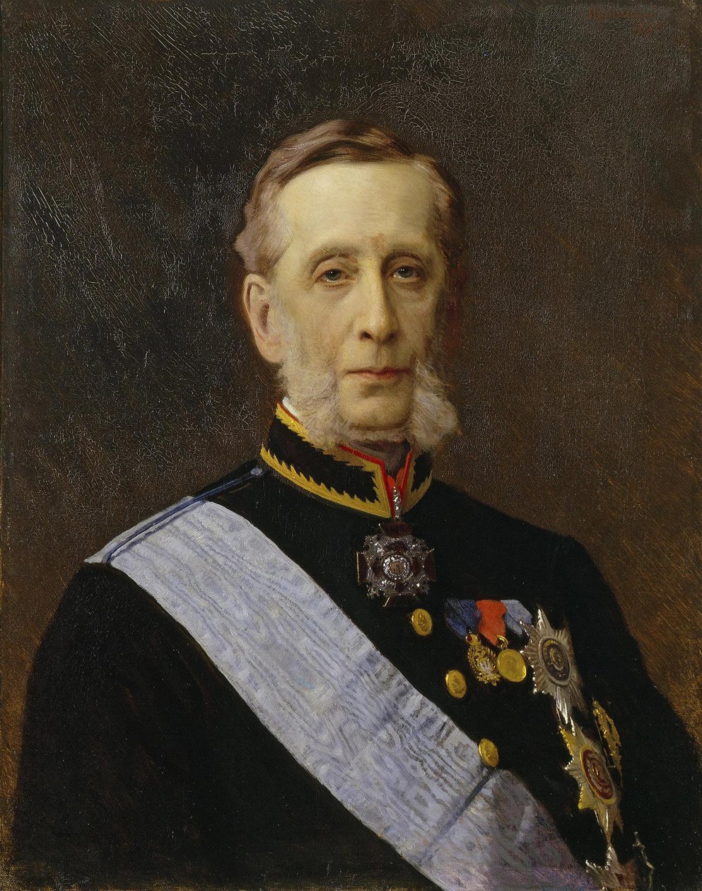 Portrét hraběte Petra Alexandroviče Valujeva 1815-1890, 1880 od Ivan Nikolaevich Kramskoy