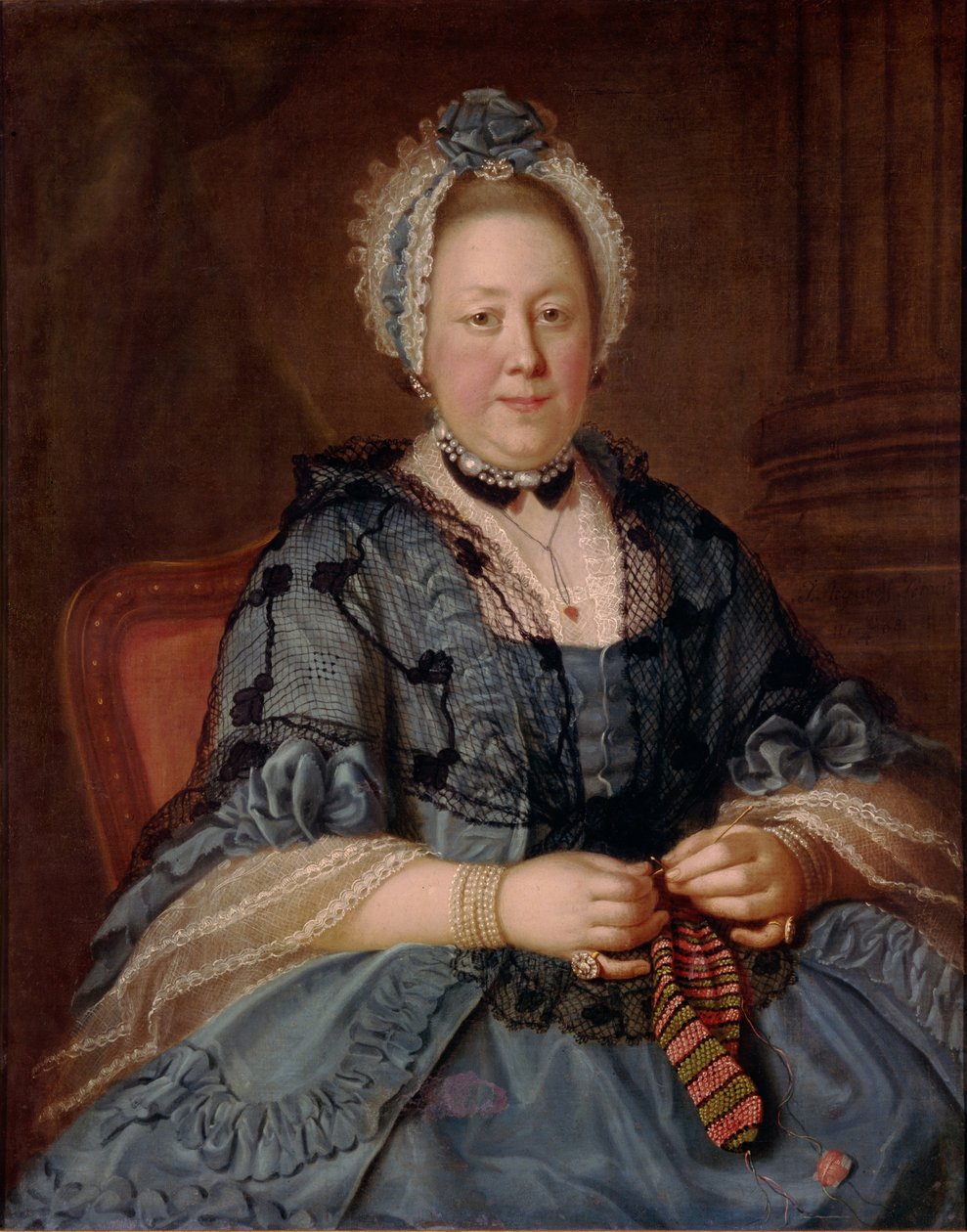 Portrét hraběnky Tolstaya, rozené Lopukhiny, 1768 od Ivan Petrovich Argunov