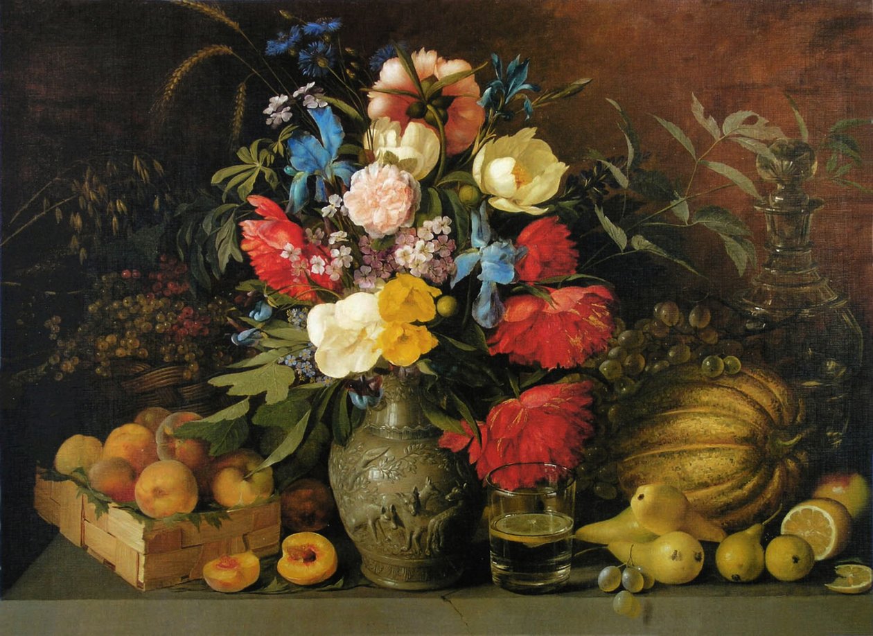 Květiny a ovoce, 1839 od Ivan Phomich Khrutsky