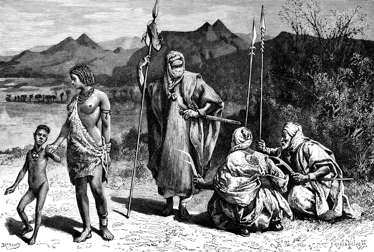 Skupina Tibbus, severní Afrika, 1895. od Ivan Pranishnikoff