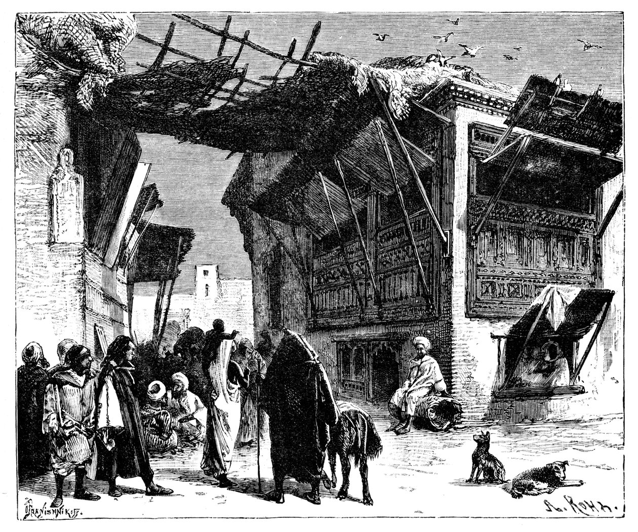 Škola v Fez, Maroko, 1895. od Ivan Pranishnikoff