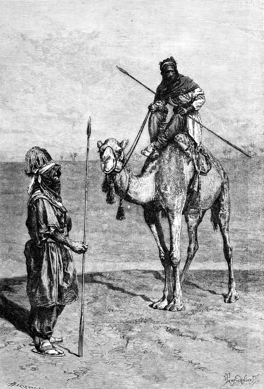 Tuaregové na cestě, Severní Afrika, 1895. od Ivan Pranishnikoff
