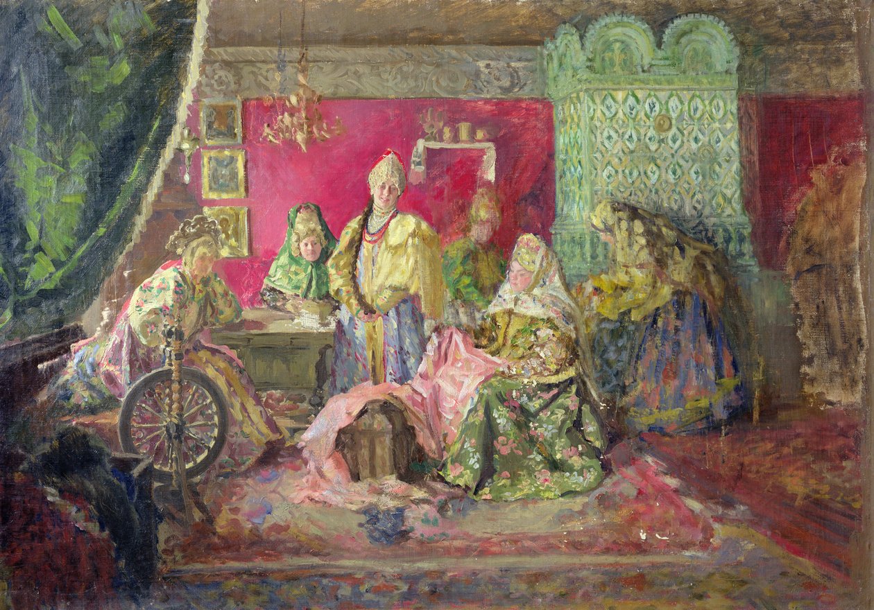 V Bojarském domě od Ivan Semyonovich Kulikov