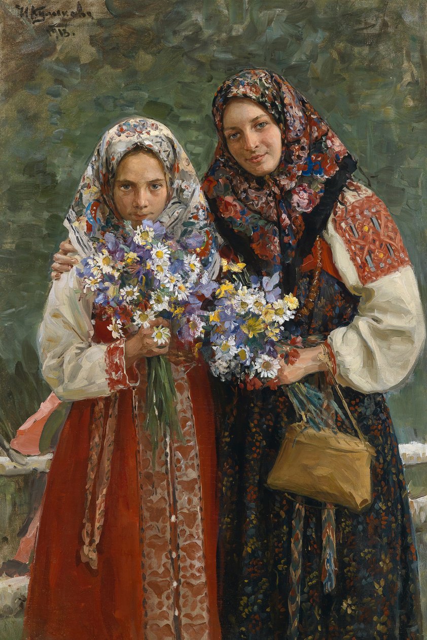 Luční květiny, 1913 od Ivan Semyonovich Kulikov