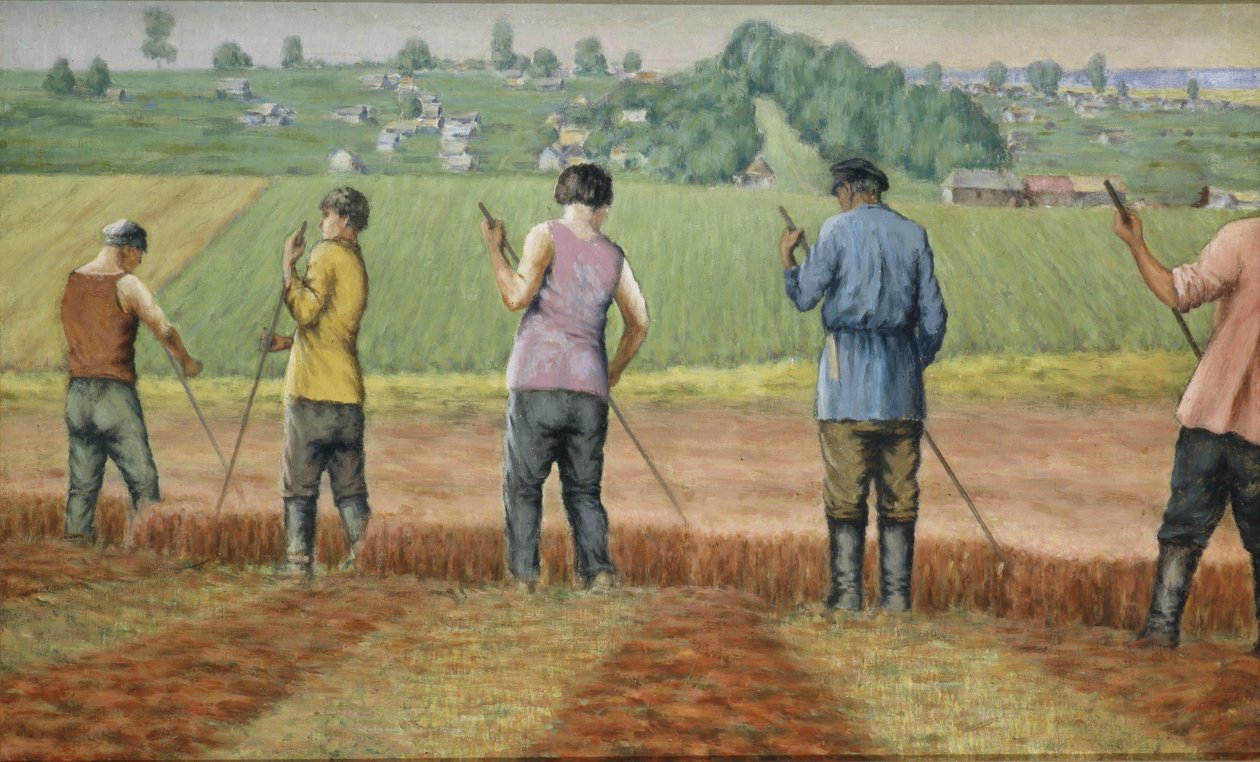The Reapers, 30. léta 20. století od Ivan Vassilyevich Klyun