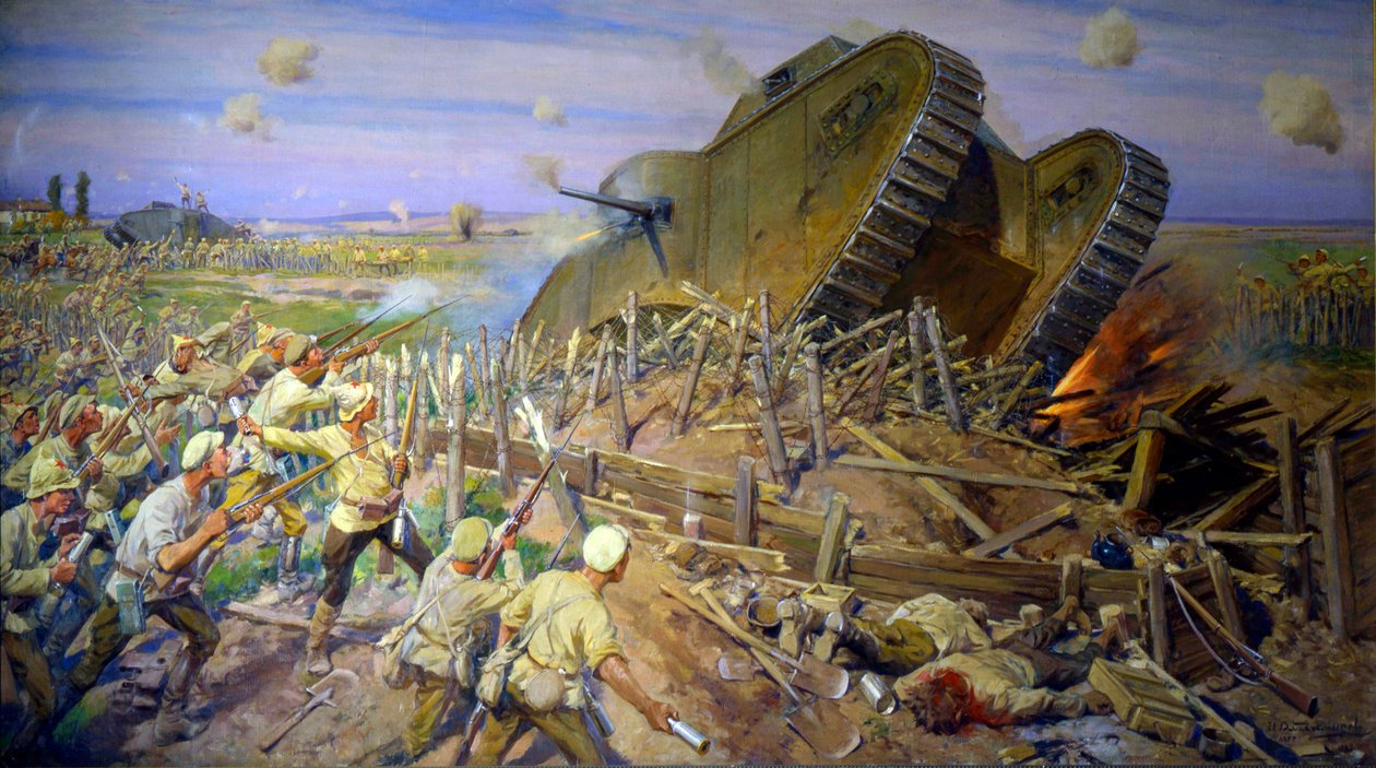 „Dobytí tanku u Kakhovky“, 1927. od Ivan Vladimirov